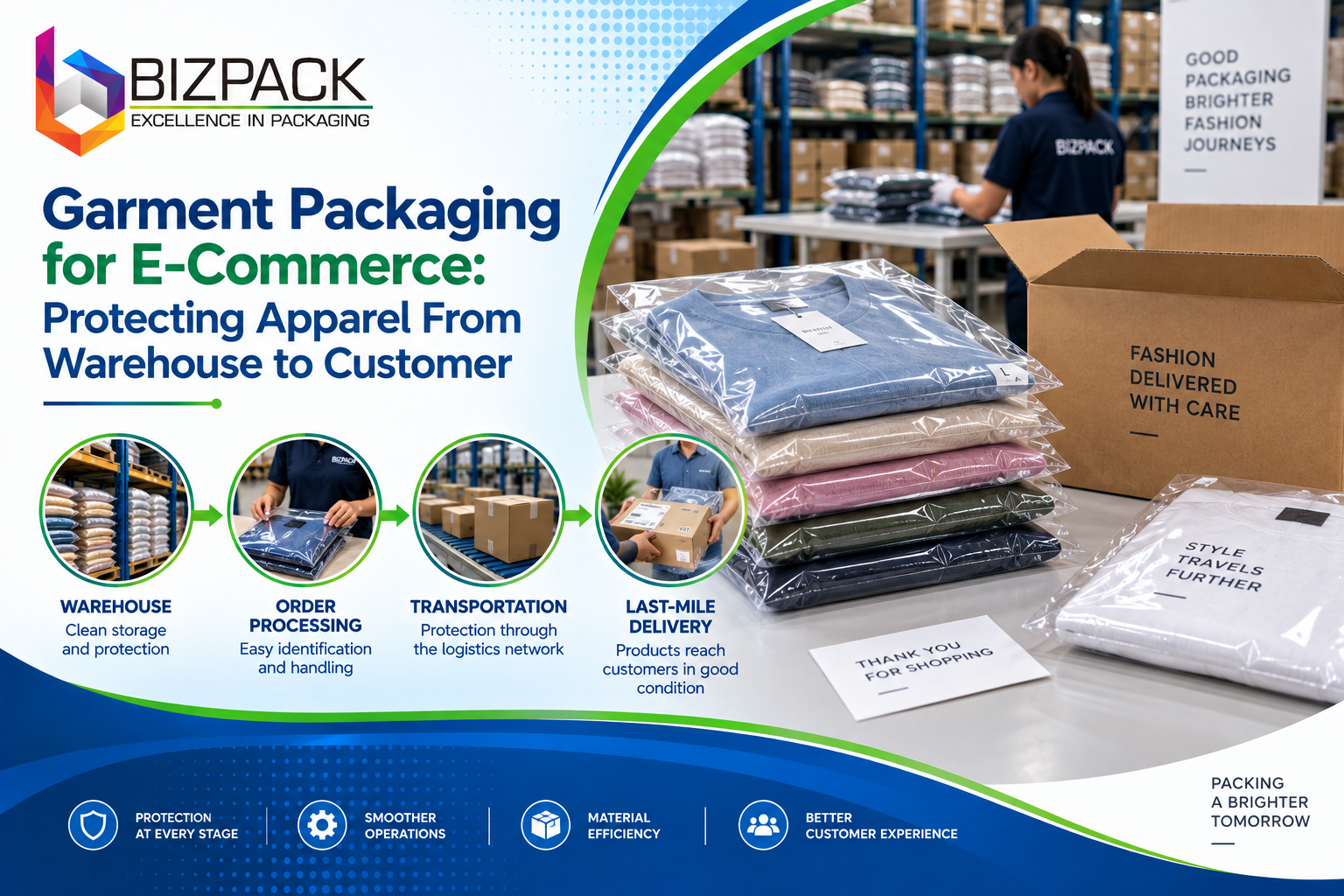Garment Packaging for E-Commerce: Protecting Apparel From Warehouse to Customer